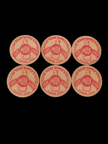 Antique cardboard milk - antique, top