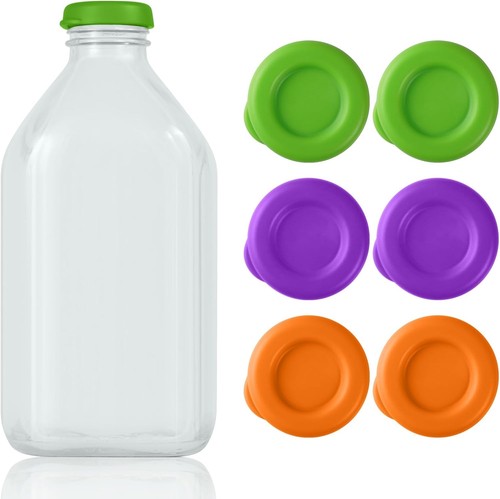 Silicone milk bottle - silicone, caps,48mm