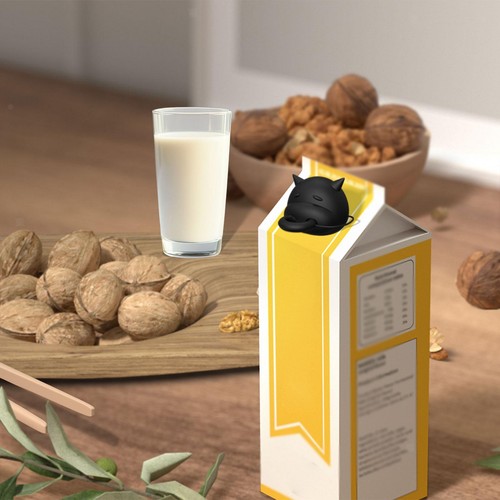 Cow udder milk carton cap - udder,