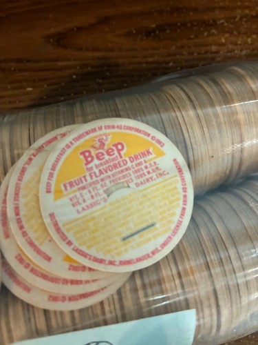 250 milk bottle caps beep - milk,