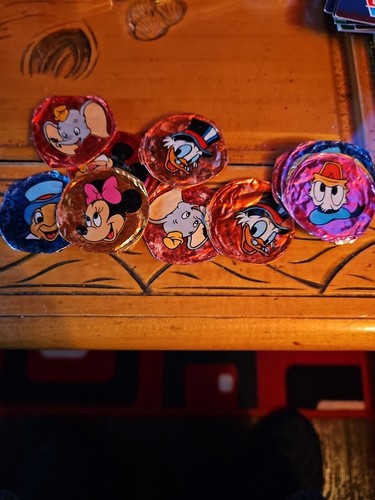Disney milk bottle caps - milk,