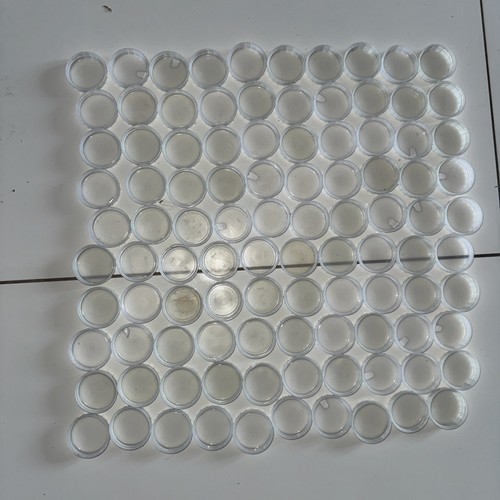 100 white milk bottle - 100,