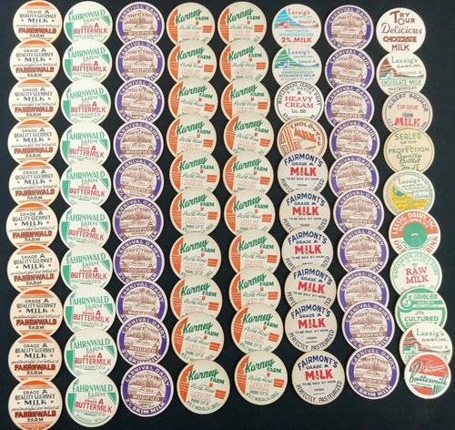 Lot vintage milk - of,