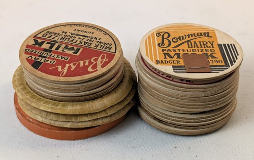 Vintage lot paper - vintage, milk