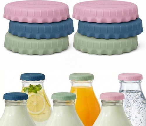 Milk bottle tops - tops, caps