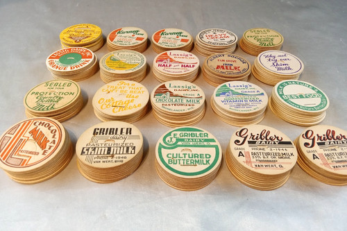 Lot 200 vintage - milk, bottle