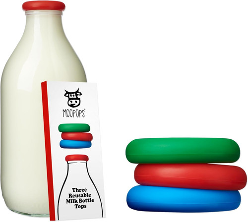 Reusable milk bottle - milk,