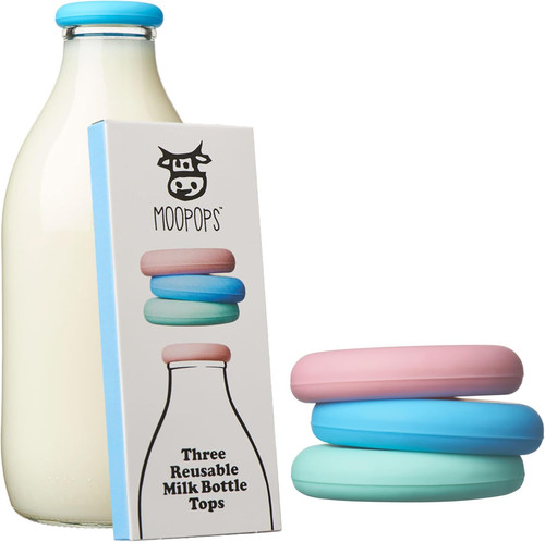 Reusable milk bottle - milk,