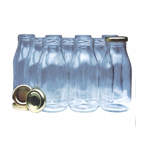 Glass juice bottles - glass, 250ml